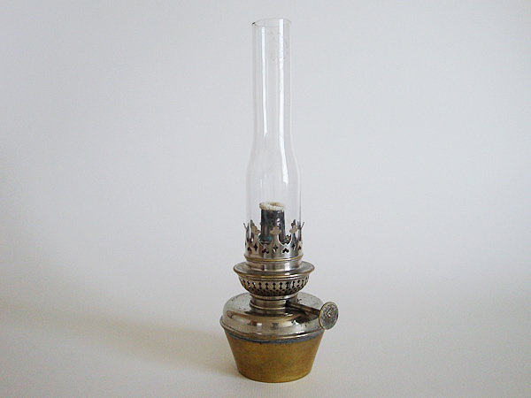 19世紀後期頃のオイルランプ フランスアンティーク：クムルス