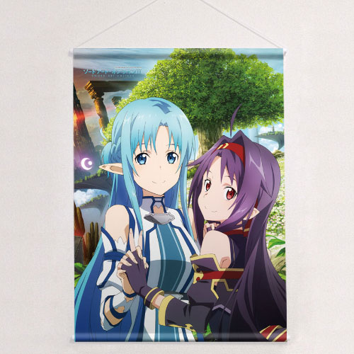 ソードアート・オンラインII]B2タペストリー(アスナ＆ユウキ)