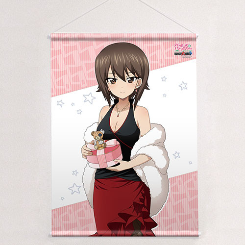 ガールズ＆パンツァー 戦車道大作戦！]B2タペストリー（西住まほ／ドレス）