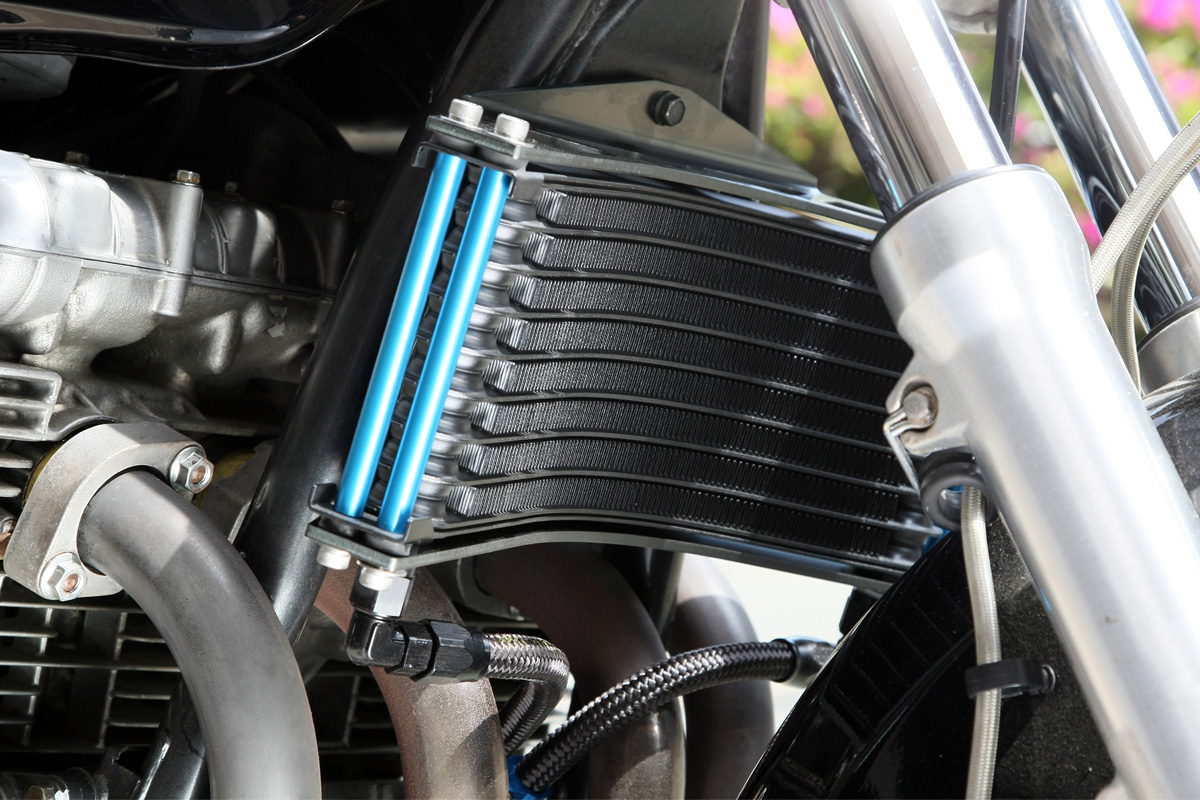 ゼファー750用DENSO ゼファー750 用 オイルクーラー オイルクーラー