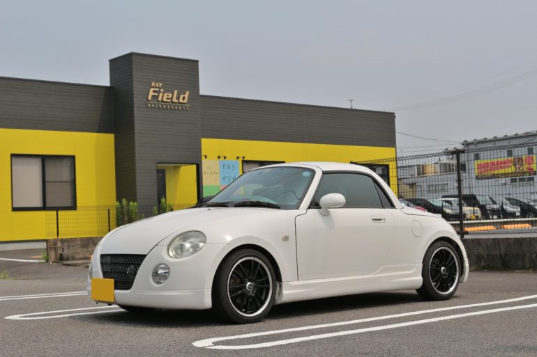 コペンの車高調リフレッシュ！テインのフレックスZを装着！ | 多治見店