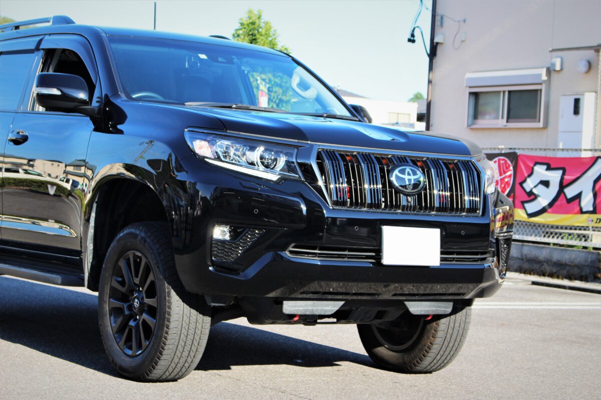 150プラドにモトレージTERRA サスペンションKITで水平にしました