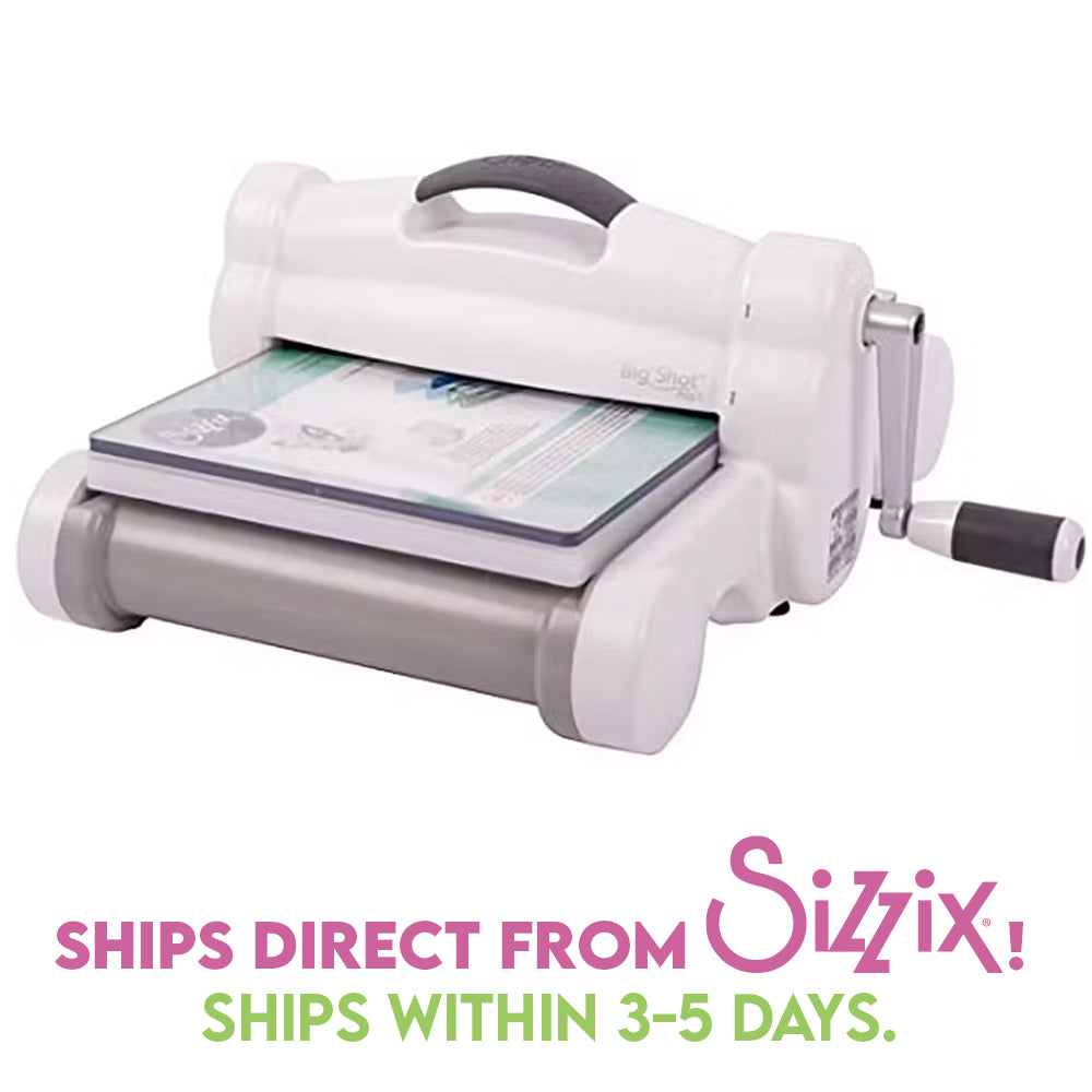Sizzix Big Shot Plus Craft Die-Cutting Machine (White & Gray)