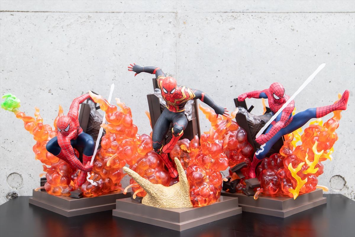 スパイダーマンNWH』Happyくじ新写真が公開！ フィギュアはどの角度