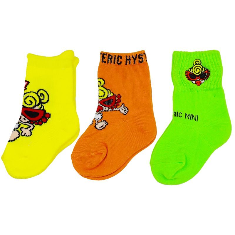 ☆HYS MINI BABY MINI MINILA TEDDY 3Pソックス 13182403 HYSTERIC