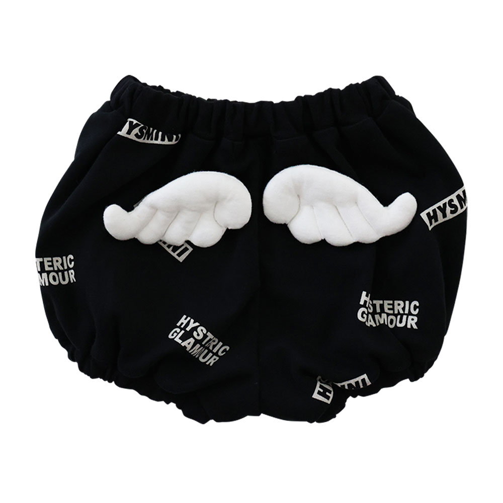 MY FIRST HYSTERIC ANGEL MINI 羽付きブルマ 10;ブラック 15151182