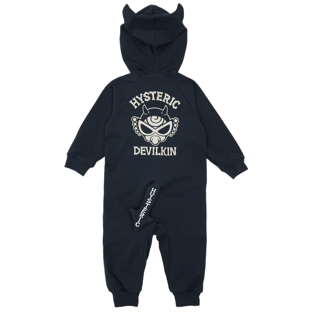MY FIRST HYSTERIC DEVILKIN カバーオール 10；ブラック サイズ；FREE