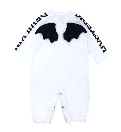 MY FIRST HYSTERIC DEVILKIN 羽付き 長袖2WAYALL 20；レッド サイズ；F