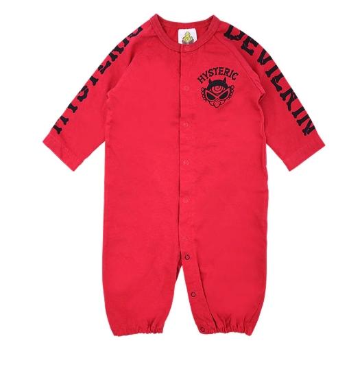 MY FIRST HYSTERIC DEVILKIN 羽付き 長袖2WAYALL 20；レッド サイズ；F