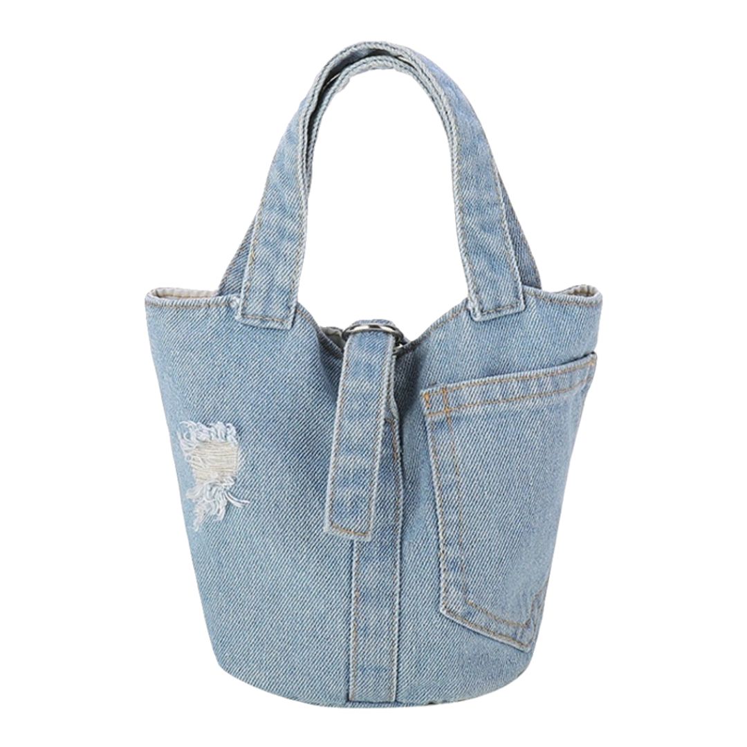 23 Y2K Vintage Denim Remake PC tote shoulder bag デニム リメイク
