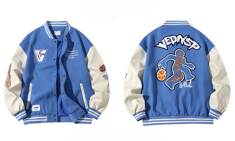 Basketball Embroidery Stadium Jumper Baseball Jacket blouson ユニ