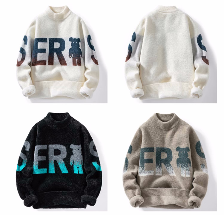 Unisex Bearbrick x kaws warm sweater ユニセックス 男女兼用 ベア