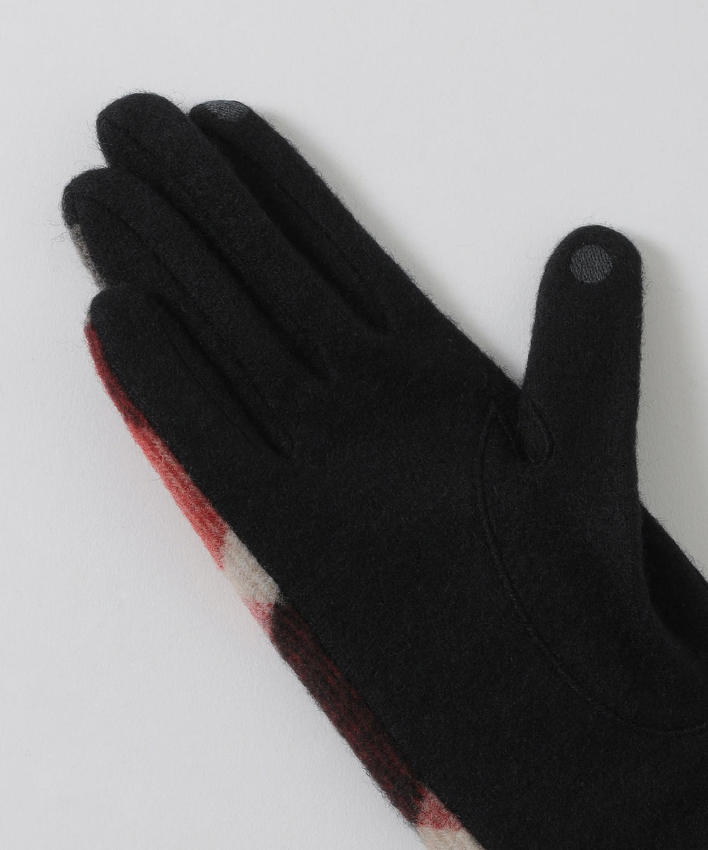 クレストブリッジチェックグローブ（ハット/キャップ/グローブ）｜BLUE