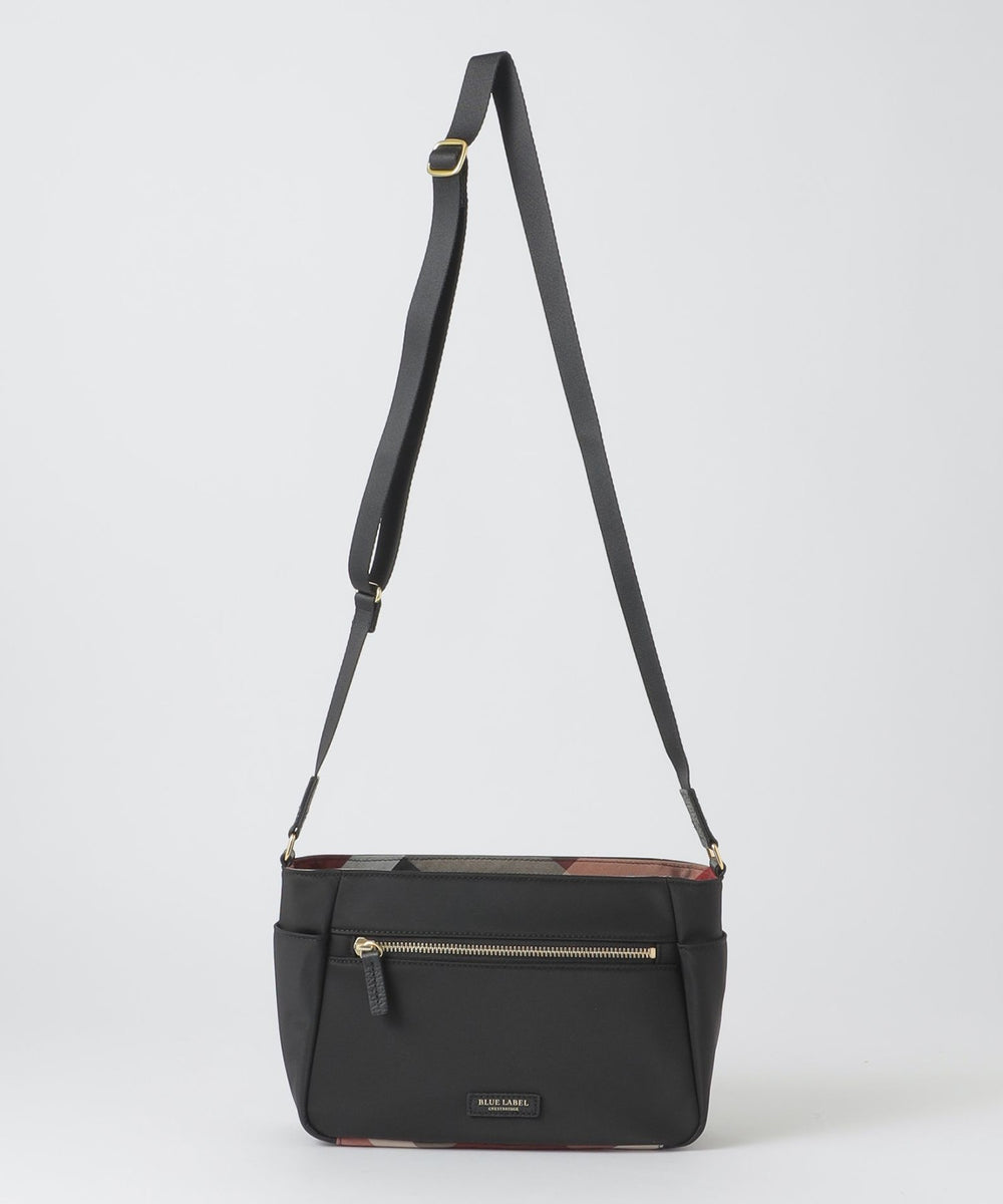 パーシャルクレストブリッジチェックナイロンミニショルダー（バッグ