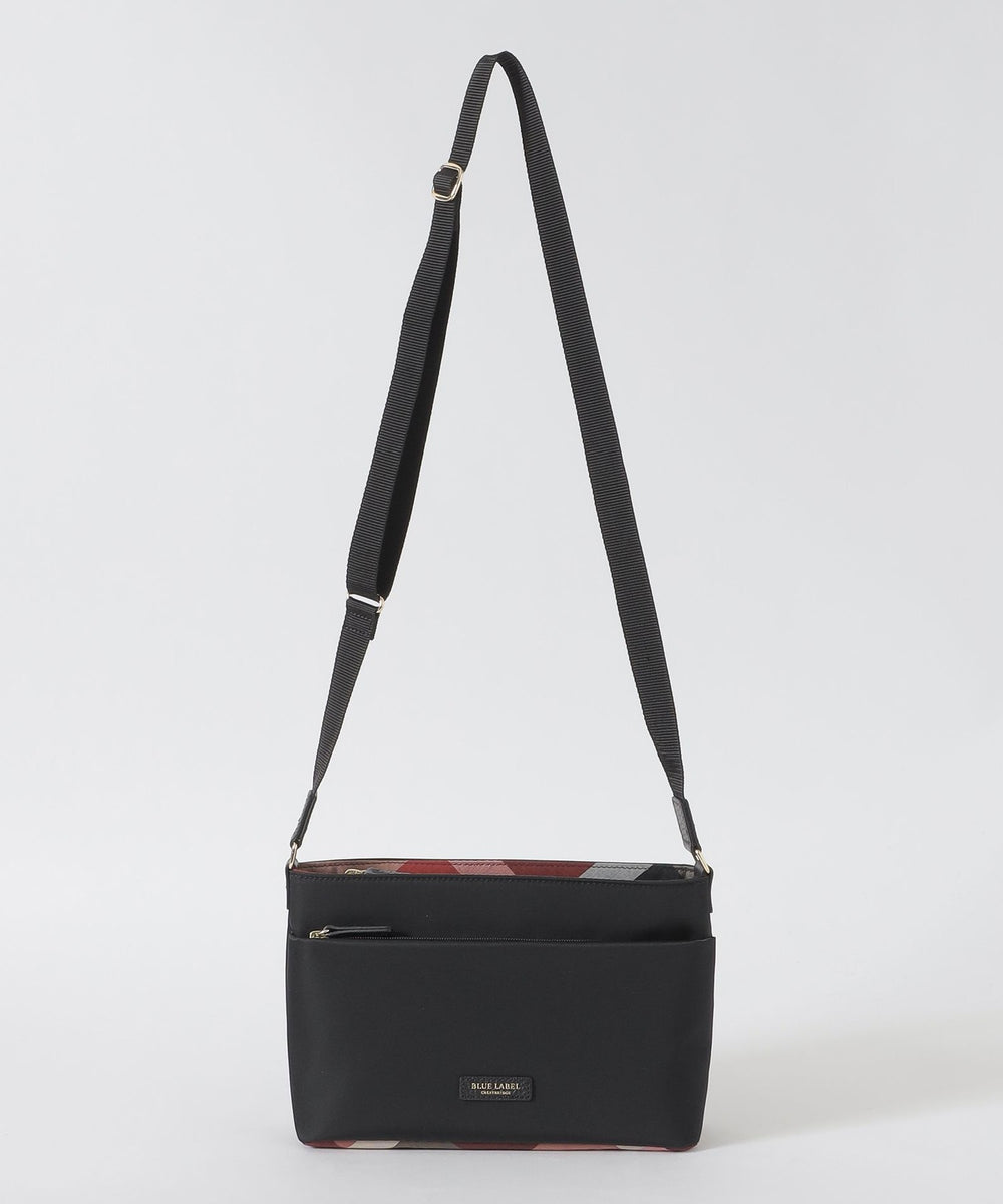 パーシャルクレストブリッジチェックナイロンミニショルダー（バッグ