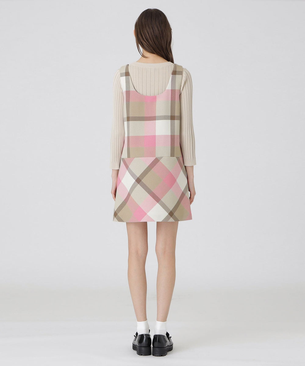 一部店舗限定】クレストブリッジチェックツィードワンピース（ドレス