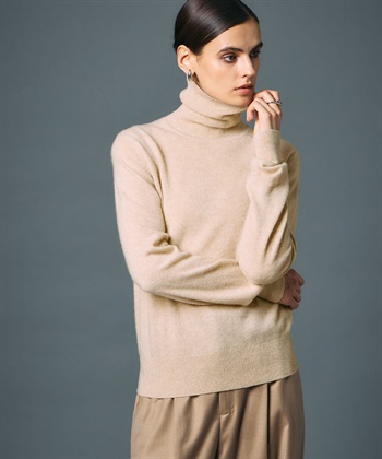 CASHMERE100%】カシミヤタートルネックニット N.O.R.C｜クロスプラス