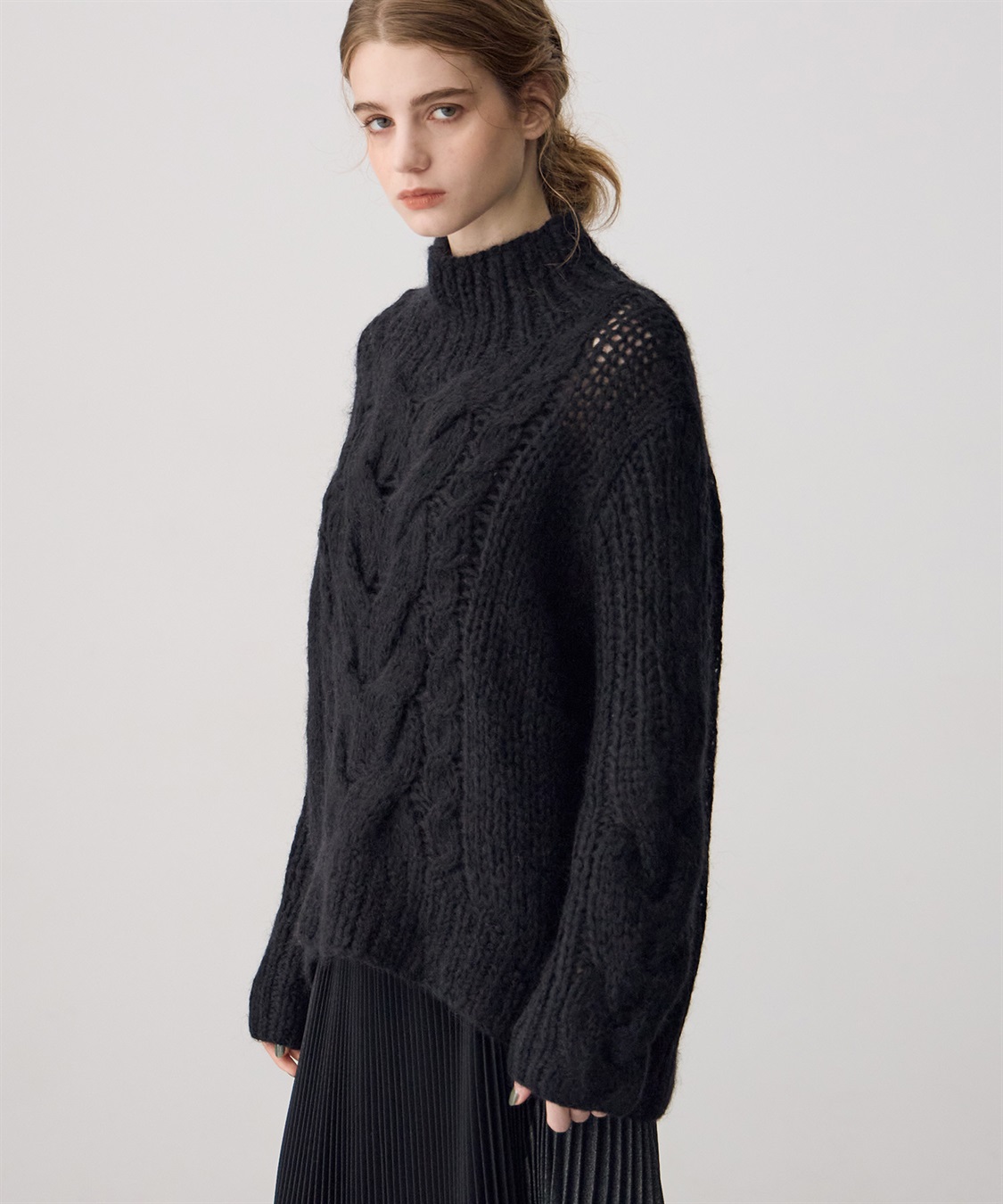 ケーブル編みハイネックニット ATSURO TAYAMA｜クロスプラス公式通販サイト