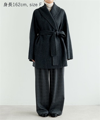 ウールメルトンミドルリバーコート N.O.R.C｜クロスプラス公式通販サイト