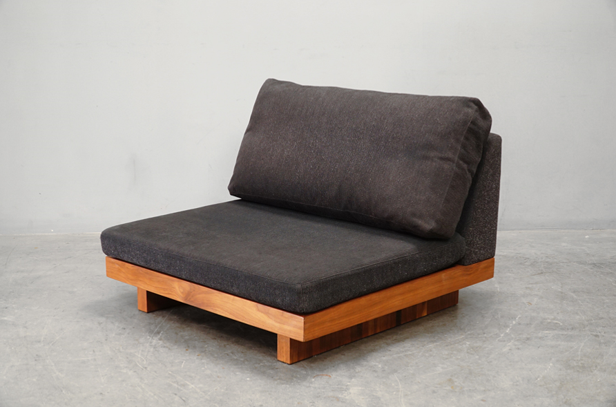 ☆マスターウォール 1人がけソファ ウォールナット オーダーメイド