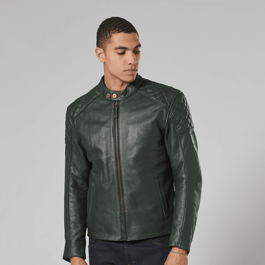 Triumph BRADDAN JACKET - RACING GREEN | MLES22103
