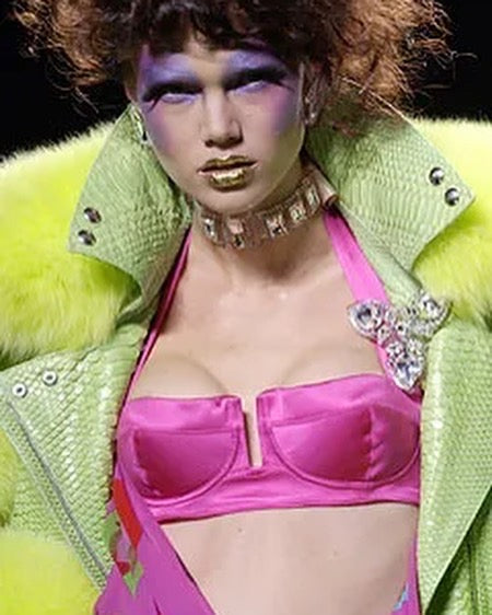 Christian Dior Vintage SS 2004 by John Galliano Clear Crystal