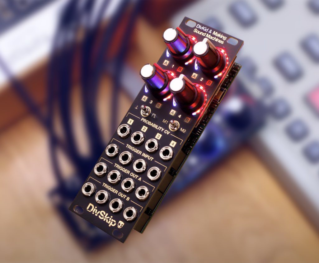 Test: Making Sound Machines DivKid DivSkip, 4-Kanal-Trigger- und