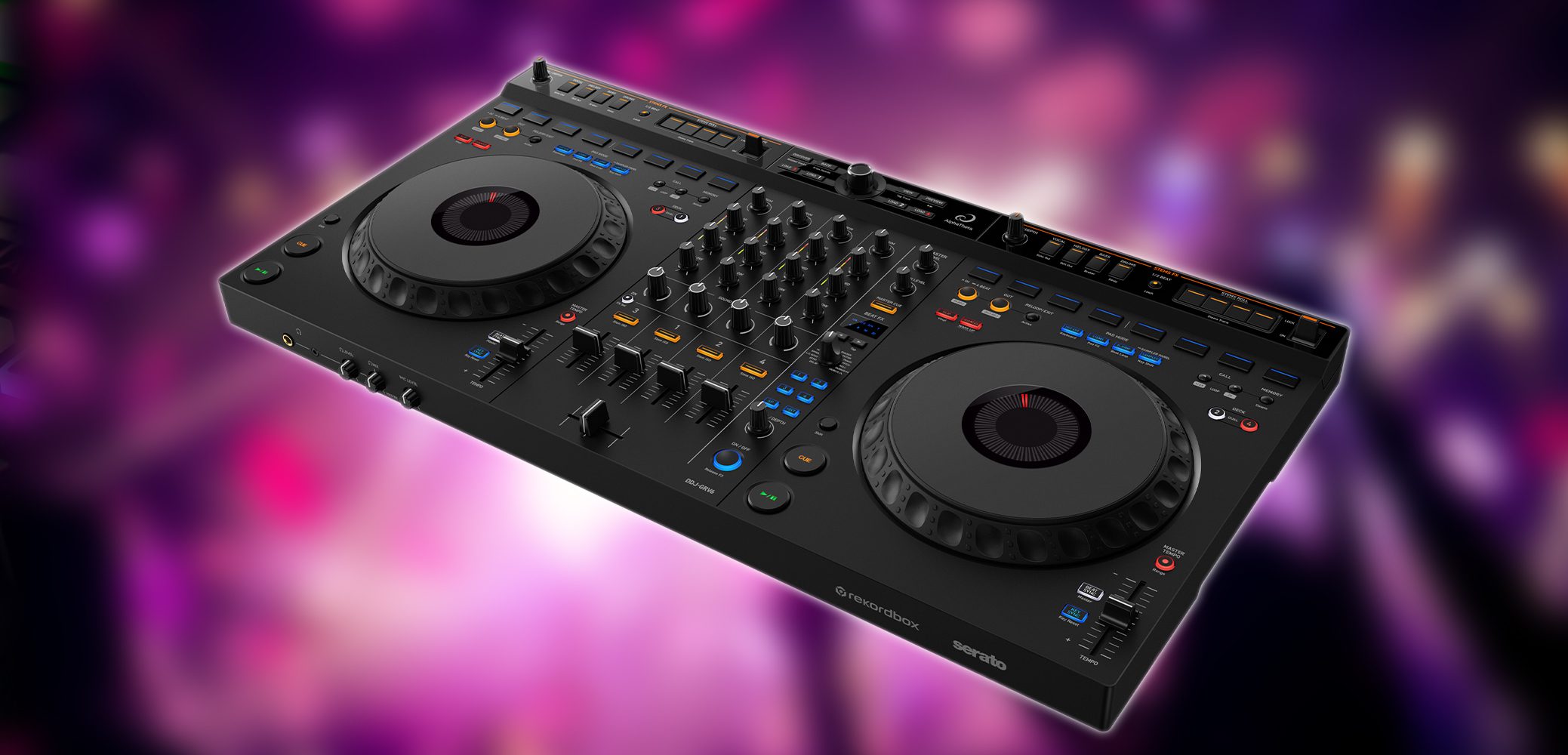 News: AlphaTheta DDJ-GRV6, DJ-Controller - AMAZONA.de