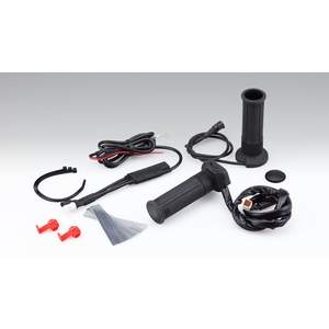 エアフロー ヒーテッドハンドグリップ グロスブラック - Harley