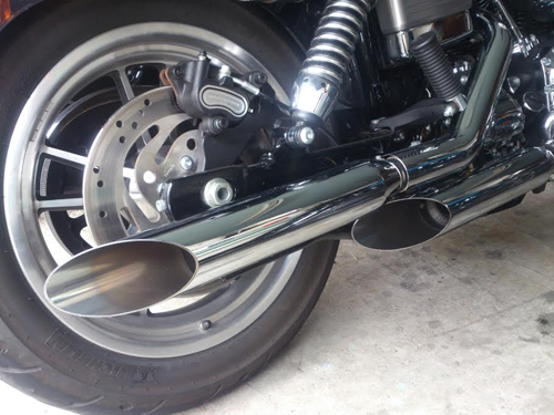 3インチ HP-Plus スリップオンマフラー ダイナモデル用 - Khrome Werks