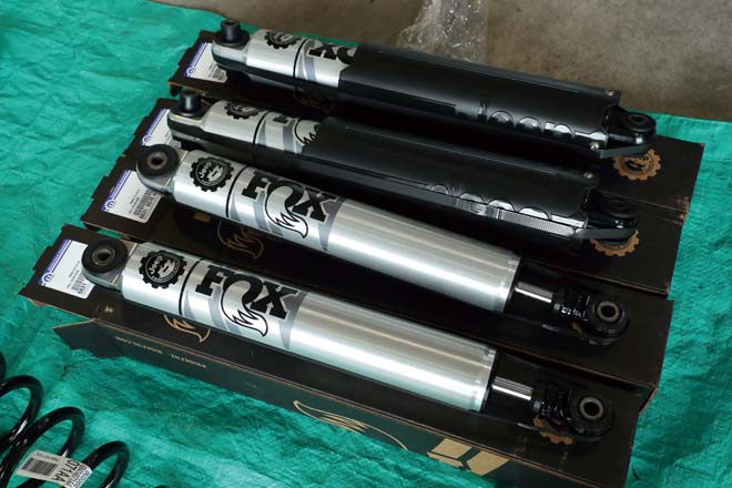 サスペンション交換により、JLルビコンのさらなる走破性アップを実現！