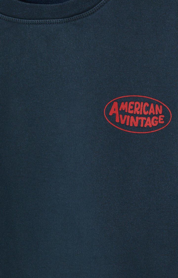 Men's sweatshirt Zoky - VINTAGE COSMOS 57 Long sleeve Blue - E25