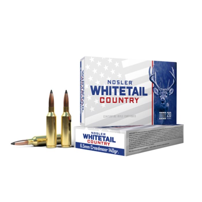 Nosler Whitetail 6.5 Creedmoor 140 Gr Solid Base | Ammunition Depot