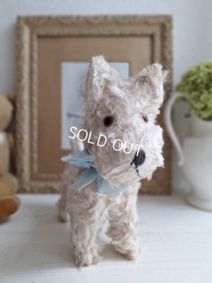 ウエストハイランドホワイトテリアのぬいぐるみ アンティークショップ