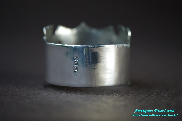 シルバー ナプキンリング 6名様分 シールド オリジナルボックス入り