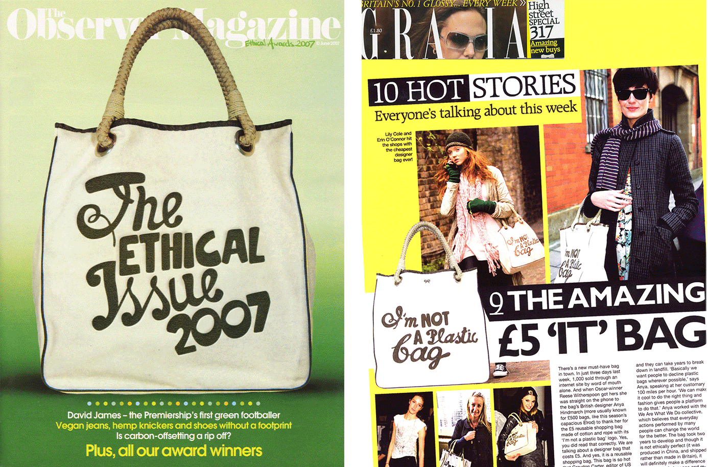 I Am Not A Plastic Bag | Anya Hindmarch JP