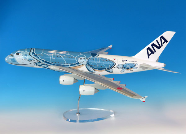1:100 A380 JA381A ANAブルー エアバスレプリカ(ギアなし)｜全日空商事