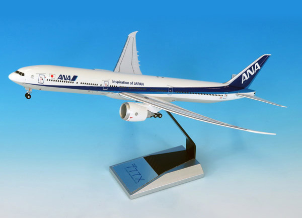 NH20099 1:200 BOEING 777-9 ANA 空中姿勢 完成品ソリッド(ギアつき