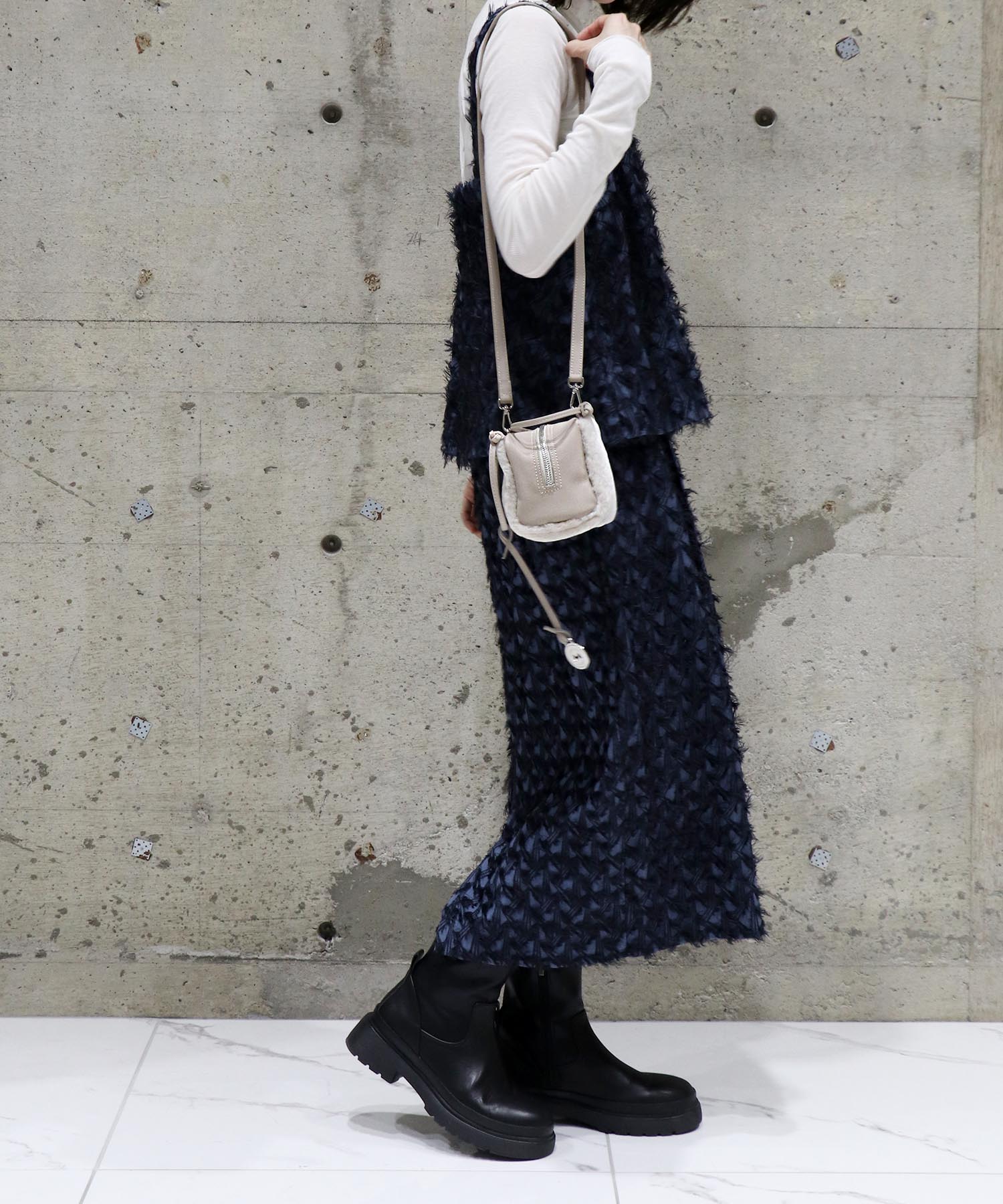 miniキューブムートンバッグ【マルコマージ/MARCO MASI】 | AND ON