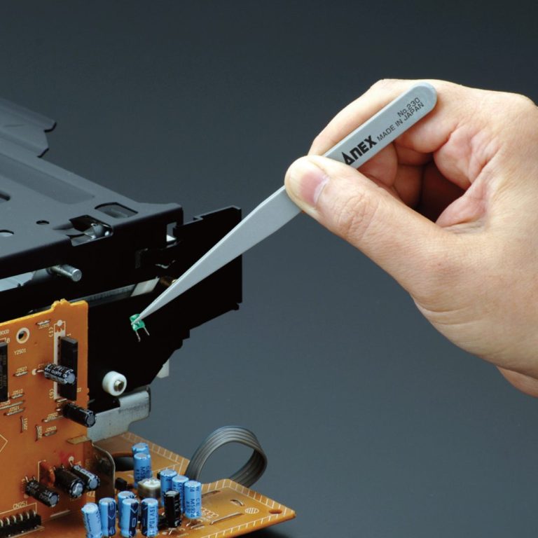 プラスチックピンセット 5本組 | ANEXブランドのドライバー・工具