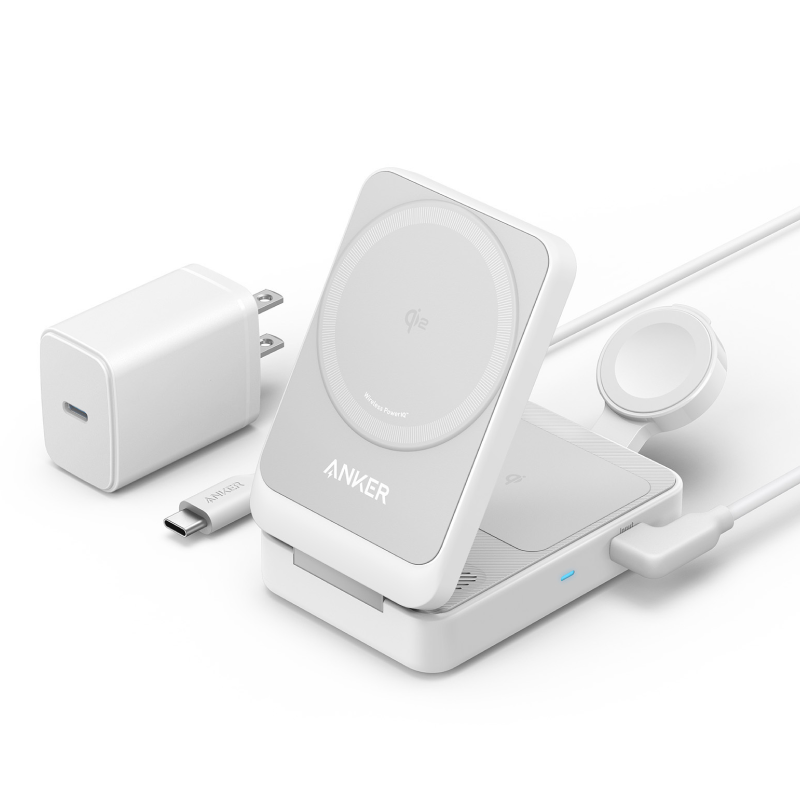 Anker MagGo Wireless Charging Station (Foldable 3-in-1