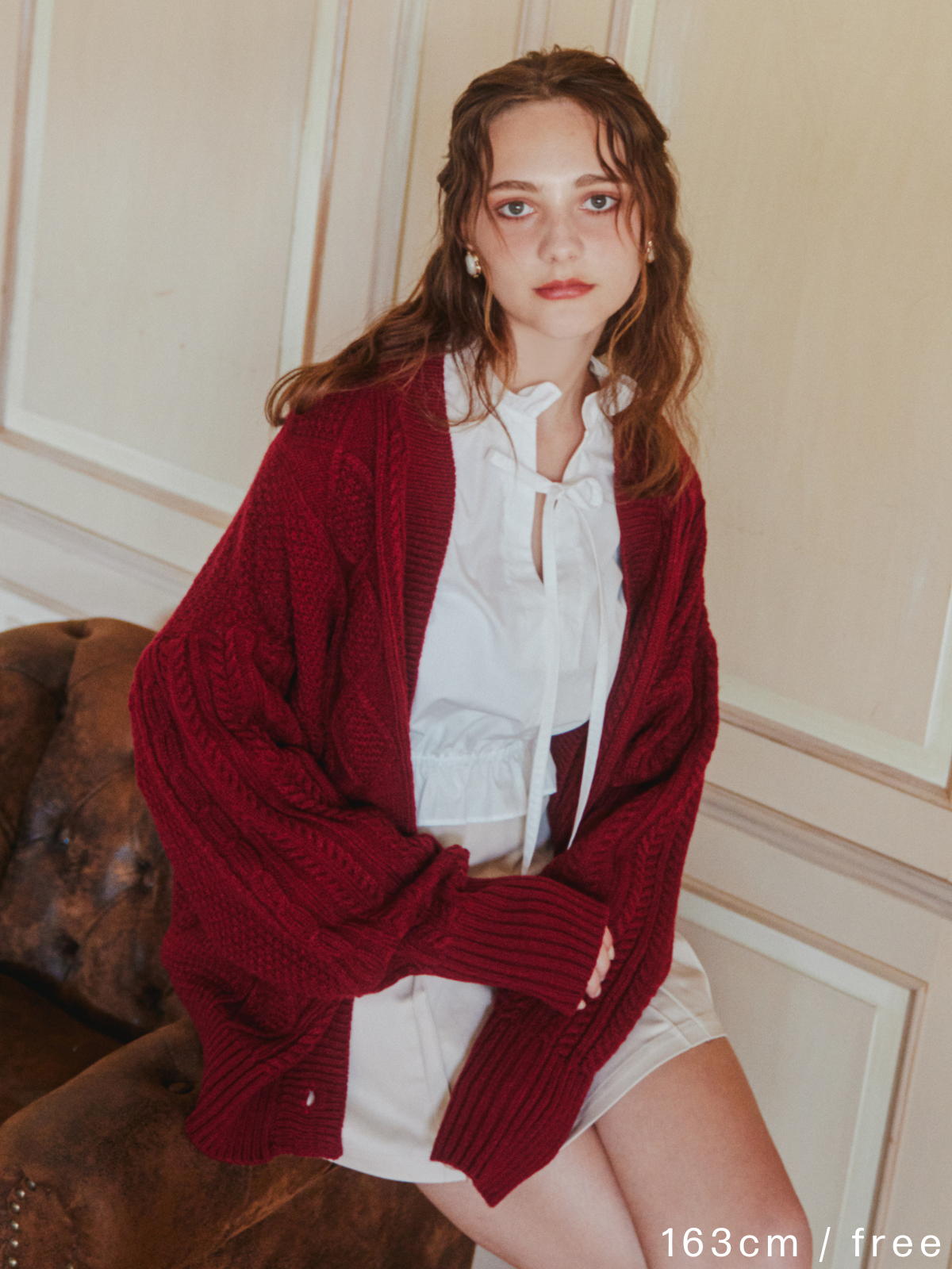 ホイップフリルリボンブラウス – AnnMiru