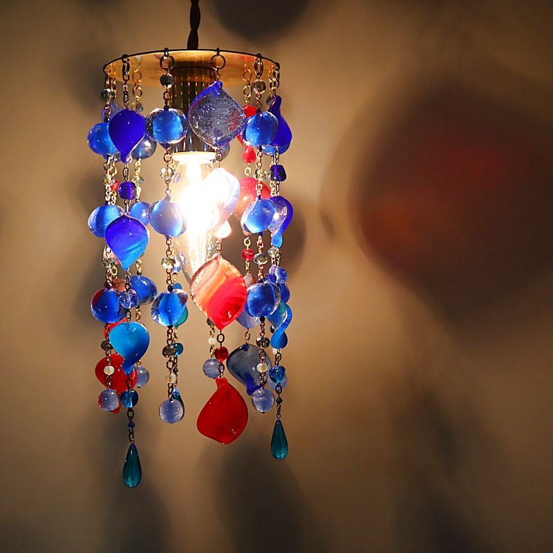 ベネチアンガラス シャンデリア ボヘミアン アトリエ Ansan