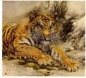 大橋翠石「猛乕之図」の買取・査定は美術のプロにお任せ下さい