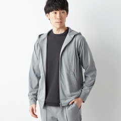 SPORTY CASUAL】ストレッチジャージパーカー セットアップ着用可【AOKI