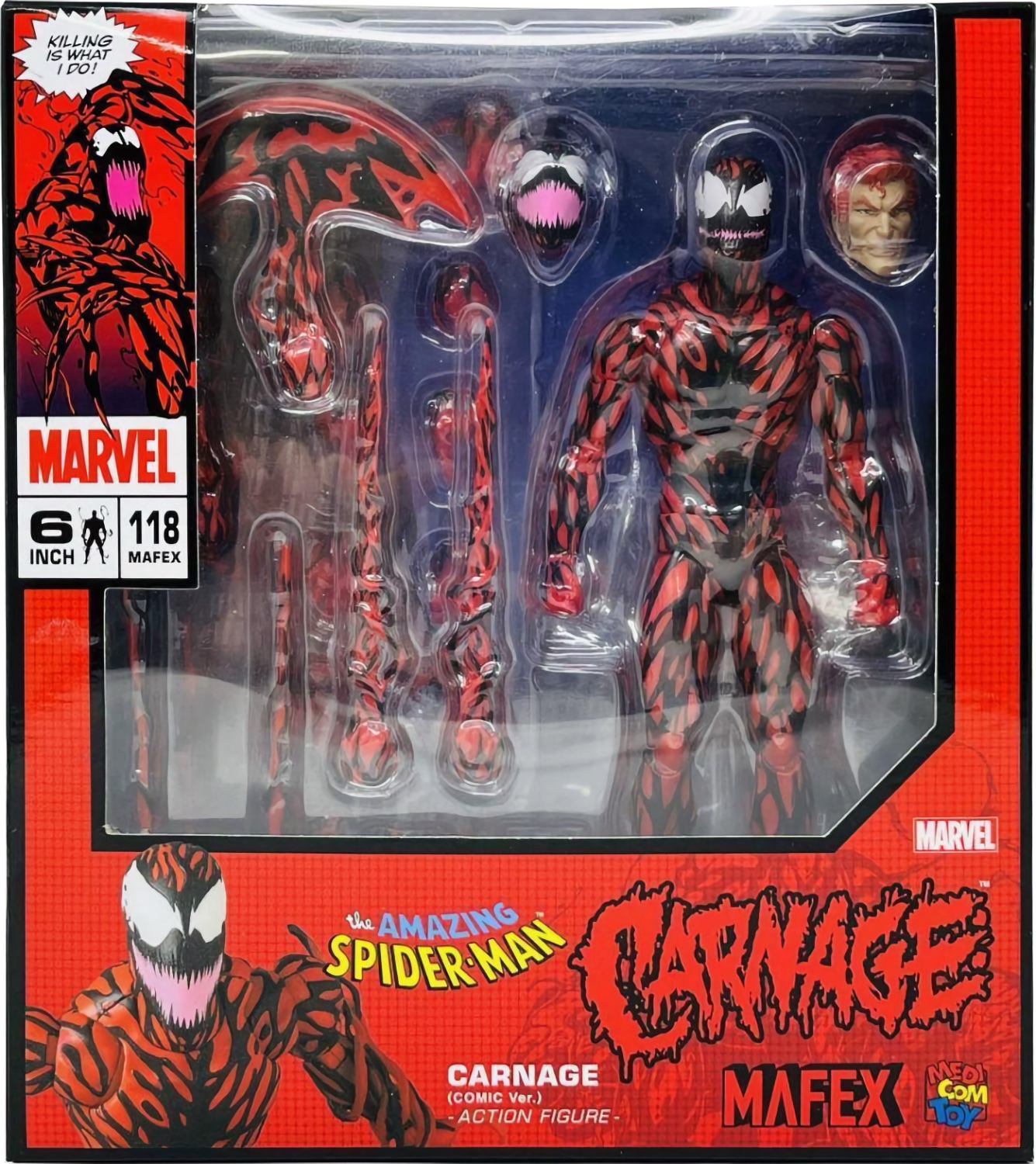 Mafex Marvel Carnage (Comic Version)