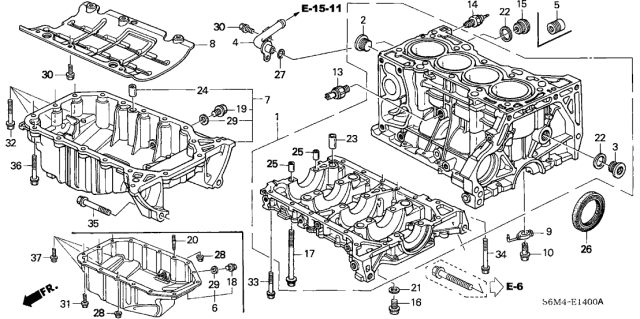 11221-PNC-000 Genuine Acura Baffle Plate