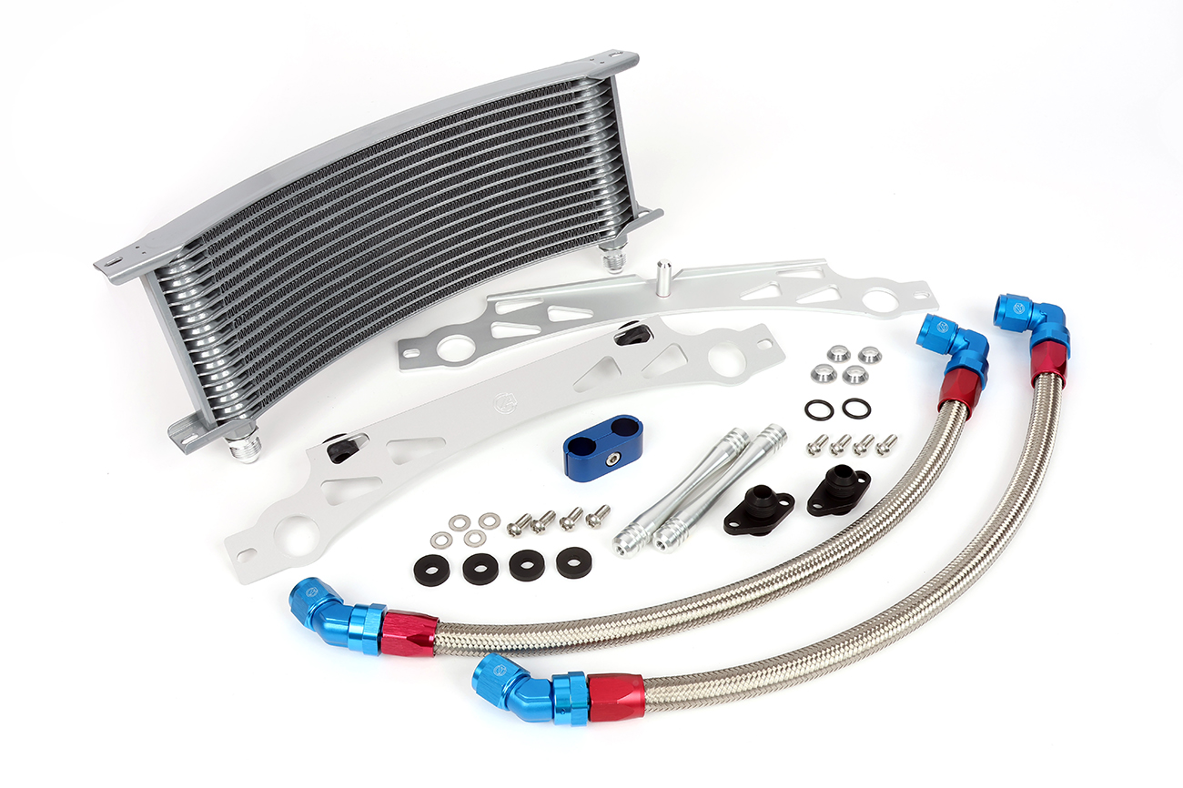 オイルクーラーキット ラウンド #8 11-16R [サーモ対応キット] | ACTIVE