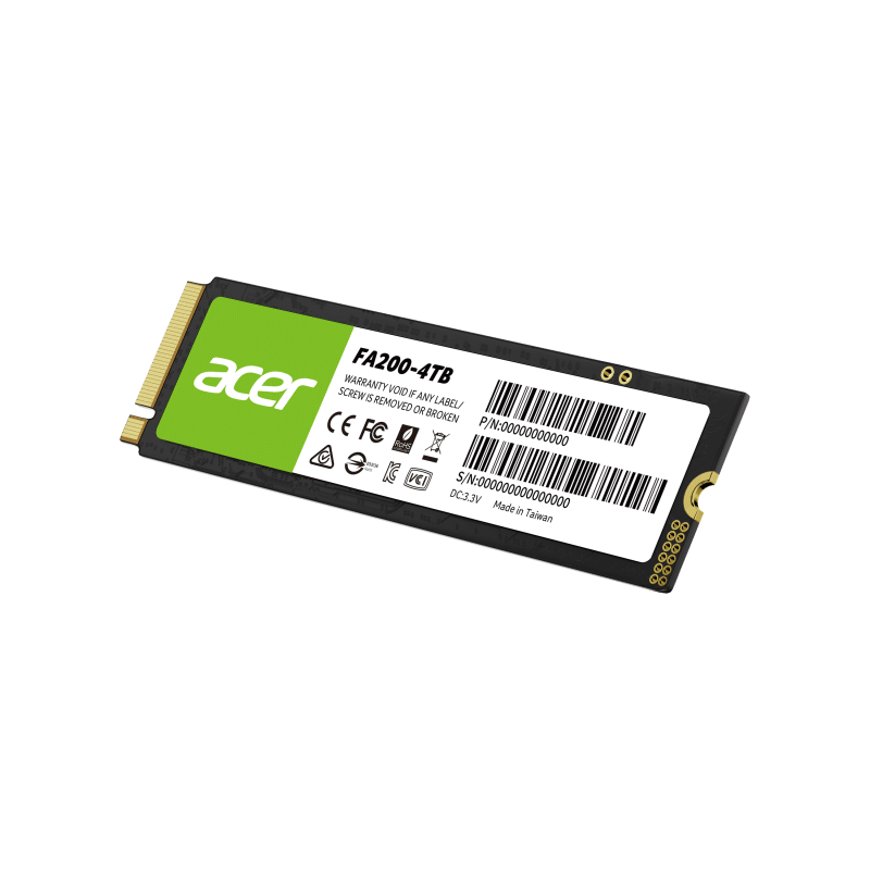 Acer FA200 PCle 4.0 Gen 4 NVMe SSD Solid State Drive