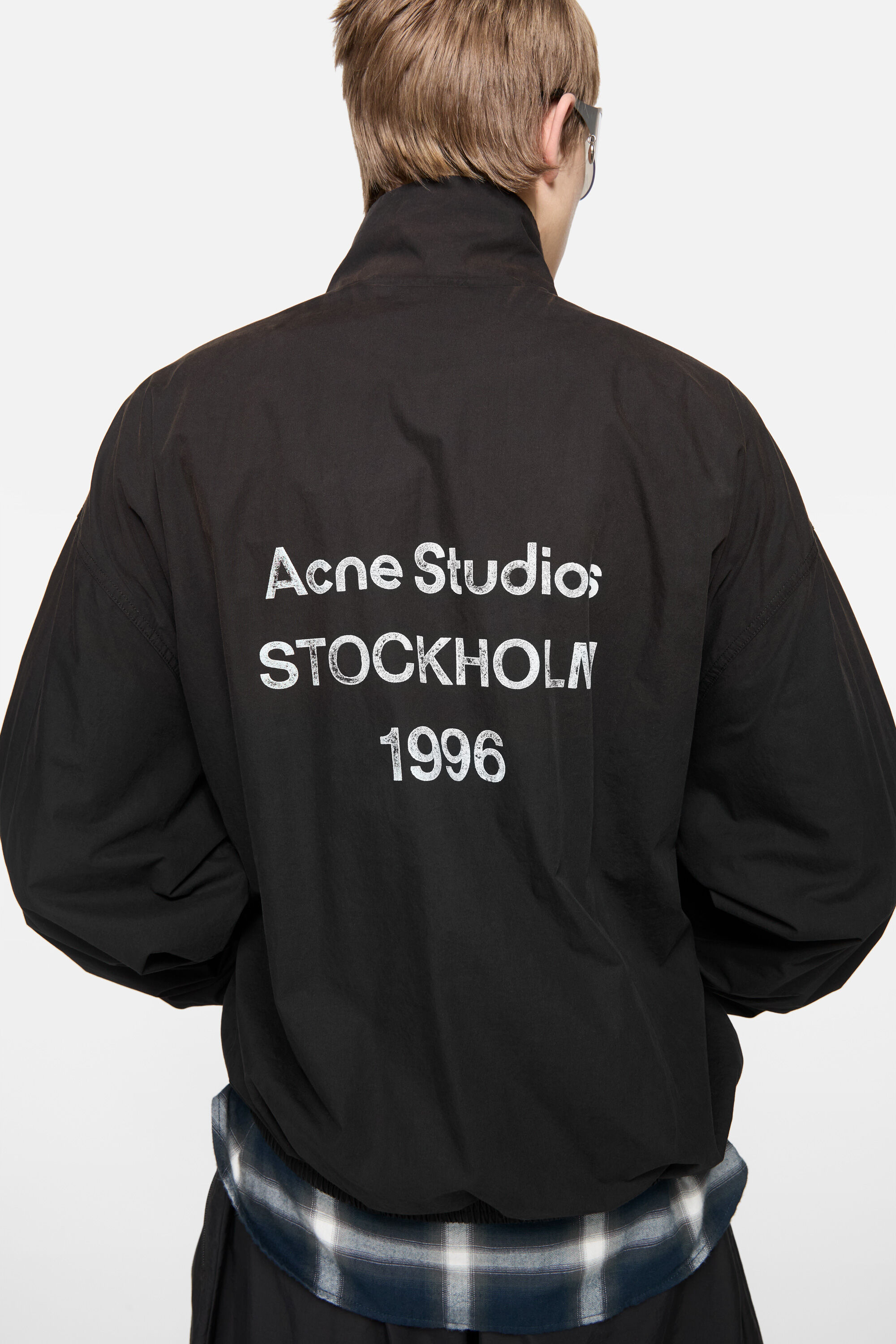 Acne Studios - Washed logo jacket - Black